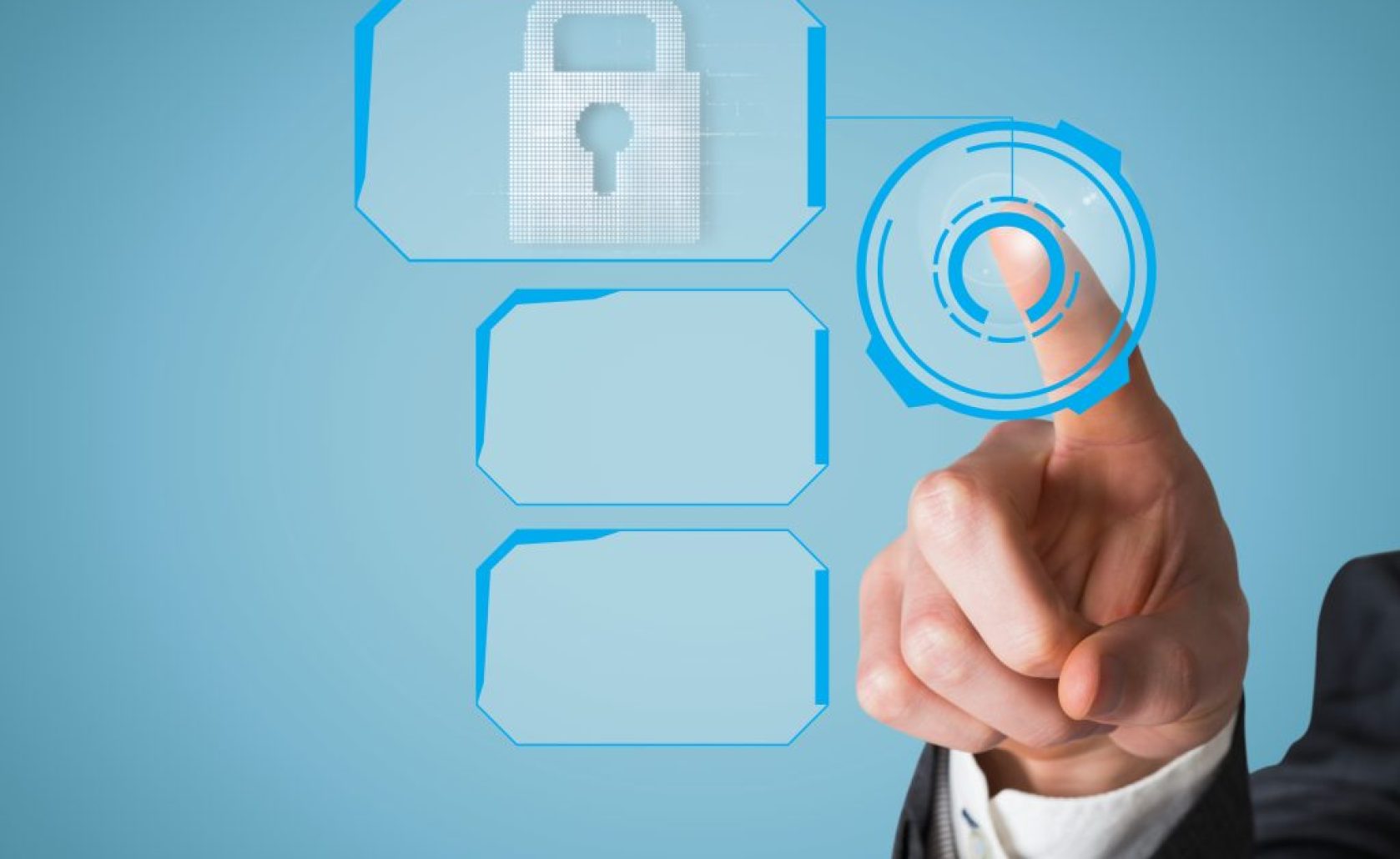 composite of hand pointing at padlock graphic composite of hand pointing at padlock graphic